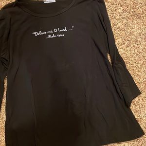 7th Heaven black maternity top